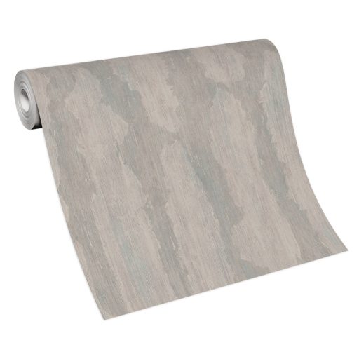 Koptatott felületű strukturált vakolat minta barna/szürkésbarna szürkéskék és ezüst tónus tapéta