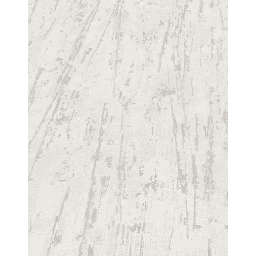 Karcolt betonhatású strukturált minta fehér/törtfehér világosszürke és ezüst fémes hatás tapéta