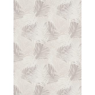   Egymást átható levelek stilizált grafikus mintája törtfehér bézs és barna tónus csillogó mintaelemek tapéta