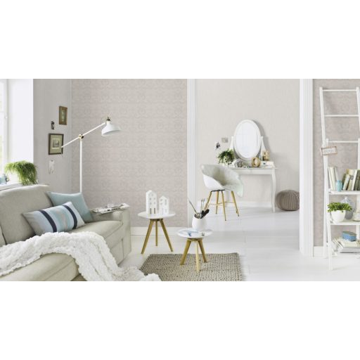 Enyhén hullámos texturált egyszínű minta szürke tónus tapéta