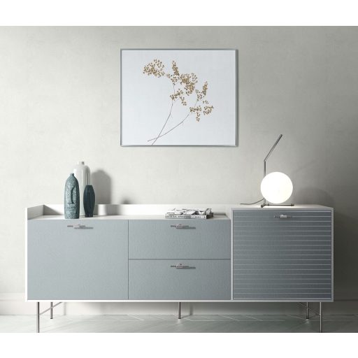 Különböző grafikai formák márványhatású megjelenése fehér és világosszürke tónus fémes hatás tapéta