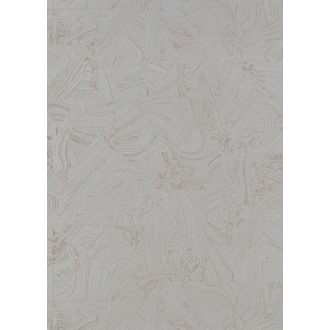   Különböző grafikai formák márványhatású megjelenése szürke szürkésbarna és roségold tónus fémes hatás tapéta