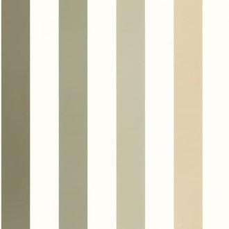   Friss és élénk szinek játéka stílusos csíkos minta fehér khakizöld barna zöld tapéta