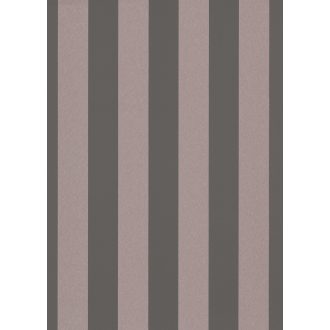   Egy klasszikus ragyogó új ruhában! Fémes tónusú csíkos/blokkcsíkos minta sötétszürke és roségold (egyesek szerint bronz) tapéta