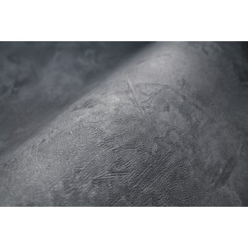 Valósághű megjelenésű nyers patinás fémes vakolat/beton minta ezüstszürke és gyöngyház tónus tapéta