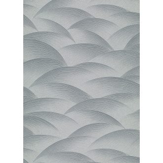   Dinamikus grafikus hullámminta - akár csillogó/szikrázó tenger vagy hegyvonulat szürke és ezüst tónus fémes csillogó hatás tapéta