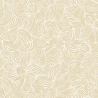   A délibáb valósággá válik! Absztrakt grafikus minta íriszfehér és bézs tónus fémesen fénylő mintarajzolat tapéta