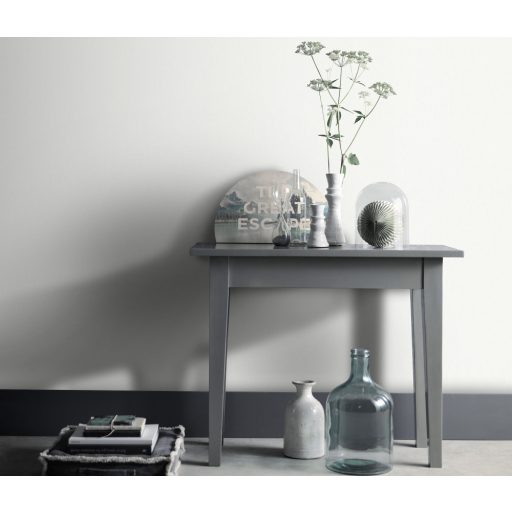 Finoman strukturált vonalkázott egyszínű minta fehér tónus csillámló hatás tapéta