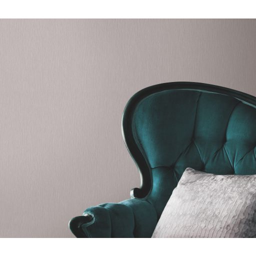 Finoman strukturált vonalkázott egyszínű minta szürkésbézs/szürkésbarna tónus csillámló hatás tapéta