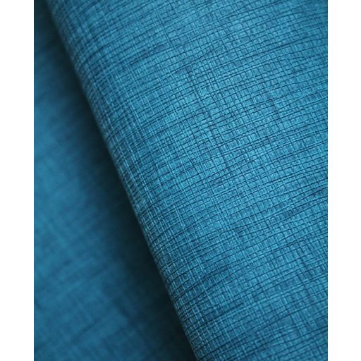 Kellemes tapintású strukturált egyszínű pamutgéz minta madura/érett/kék tónus tapéta