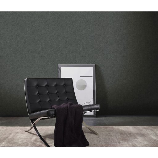 Monokróm karcolt kopott vakolatminta sötétszürke és fekete tónus fémes hatás tapéta