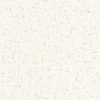   Kellemes tapintású strukturált egyszínű pamutgéz minta krém/krémfehér és arany akcentusok fémes hatás tapéta