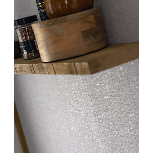 Kellemes tapintású strukturált egyszínű pamutgéz minta szürke ezüst akcentusok tapéta