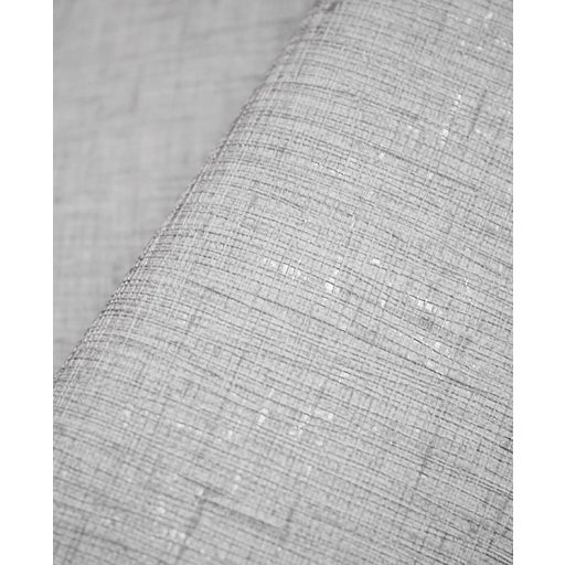 Kellemes tapintású strukturált egyszínű pamutgéz minta szürke ezüst akcentusok tapéta
