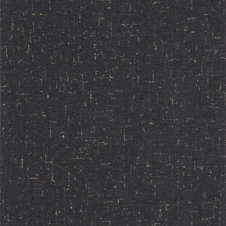   Fémes egyszínű textil szövethatású antracitszürke/fekete és arany tónus tapéta