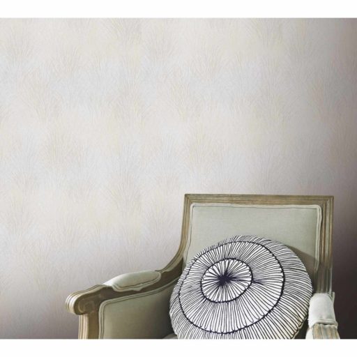 A természet beköltözik ezzel a csillogó pampafű mintával krémszürke bézs és ezüst tónus fémes hatás tapéta