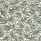Az Art Deco az elegáns botanikai mintákról is szól - finom rajzolatú pálmalevelek krémfehér eukaliptuszzöld barna és arany tónus fémes fény tapéta