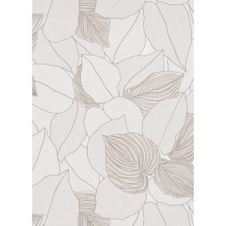   Erezetében és sűrű elhelyezkedésben az ereje - levélmintázat krém bézs és barna tónusok csillogó hatás tapéta