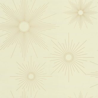   Óda a legfényesebb csillaghoz - a nap szerelmeseinek öt napminta stílusos elegye halvány mandulazöld és arany tónus fémes fény tapéta