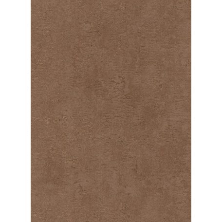 Modern (shabby) kopott felületű strukturált beton mintázat barna/vörösesbarna/bronzbarna tónus fémes fényes mintarészletek tapéta