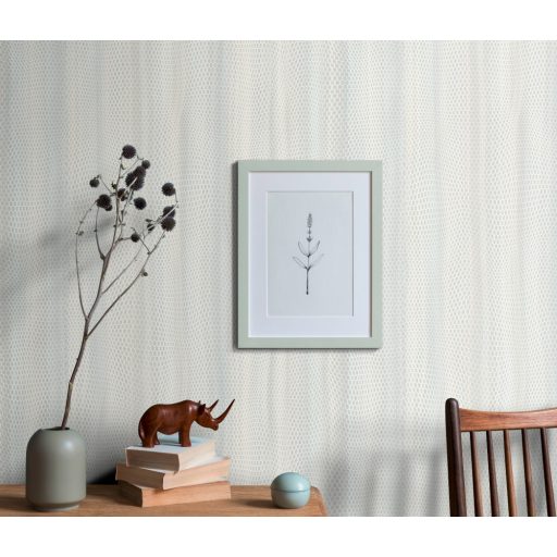 Kígyóbőrre emlékeztető strukturált fénylő méhsejt mintázat krém szürke világoskék és ezüst tónus fémes hatás tapéta