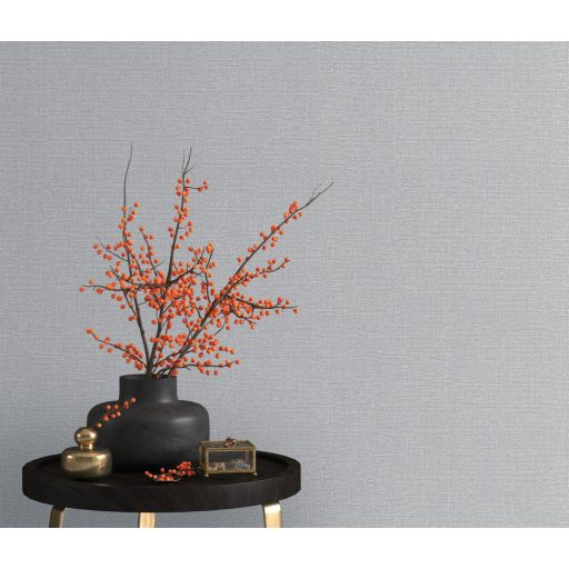 Szövött hatású egyszínű struktúrminta krémszürke és szürke tónus tapéta