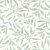 Virágzó mimóza és eukaliptuszlevél mintázat fehér vízzöld/szürkészöld és arany tónus tapéta