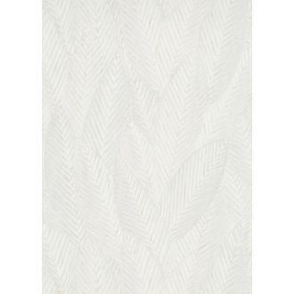   Markáns megjelenésű intenzív 3D trópusi erezett levélminta krém és krémszürke tónusok tapéta