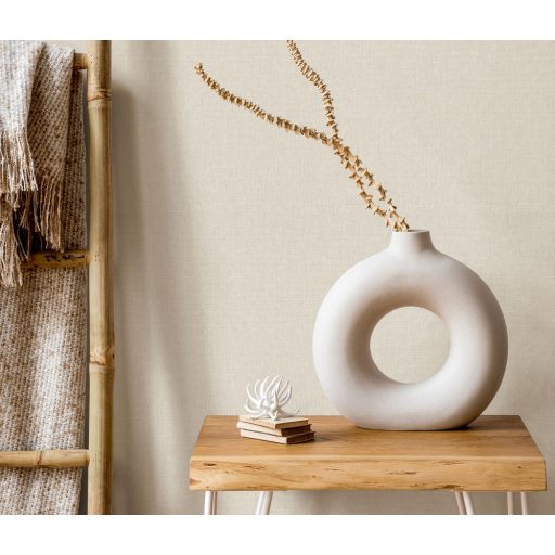 Strukturált egyszínű textilhatású minta bézs tónus tapéta