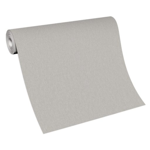 Strukturált egyszínű textilhatású minta szürkésbarna tónus tapéta