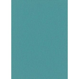   Strukturált egyszínű textilhatású minta türkiz tónus tapéta