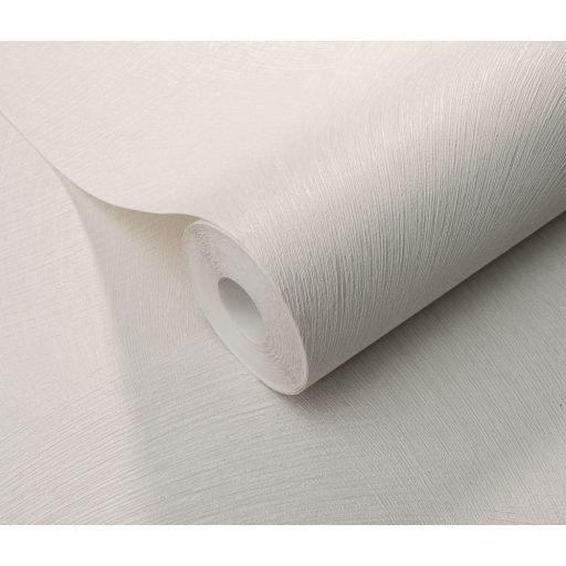 Ecsetvonásokkal kialakított anyagában mintás absztrakt design fehér/törtfehér tónus finom mintafény tapéta