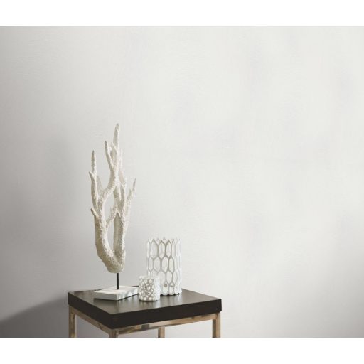 Ecsetvonásokkal kialakított anyagában mintás absztrakt design fehér/törtfehér tónus finom mintafény tapéta