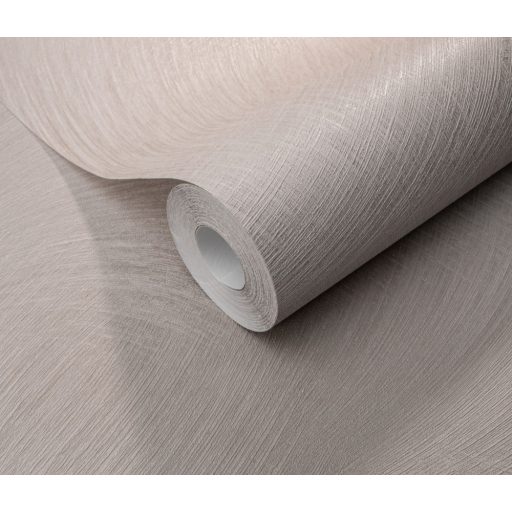 Ecsetvonásokkal kialakított anyagában mintás absztrakt design szürkésbézs és szürkésbarna tónus finom mintafény tapéta