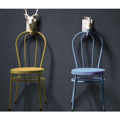 Ipari stílusú beton hatású "egyszínű" minta sötétkék tónus tapéta