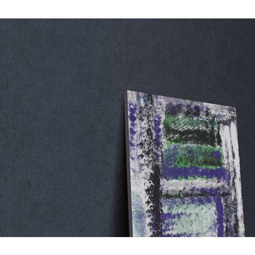 Ipari stílusú beton hatású "egyszínű" minta sötétkék tónus tapéta