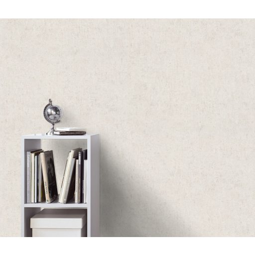Ipari stílusú beton hatású "egyszínű" minta krém/világosbézs tónus tapéta