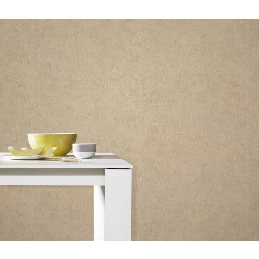 Ipari stílusú beton hatású "egyszínű" minta bézs és barna tónus tapéta