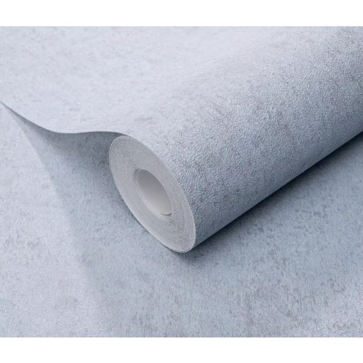 Ipari stílusú beton hatású "egyszínű" minta kék tónus tapéta
