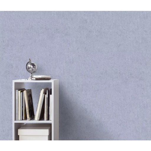 Ipari stílusú beton hatású "egyszínű" minta kék tónus tapéta