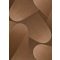 Organikus formákból építkező kortárs geometriai design meleg bronzos-mogyoróbarna tónus fémes hatás tapéta
