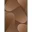 Organikus formákból építkező kortárs geometriai design meleg bronzos-mogyoróbarna tónus fémes hatás tapéta