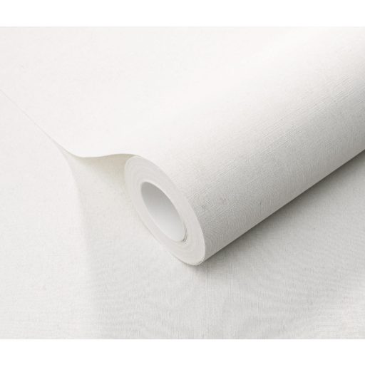 Enyhén texturált kifinomult egyszínű minta fehér/törtfehér tónus tapéta