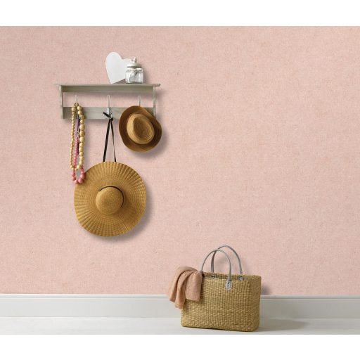 Enyhén texturált kifinomult egyszínű minta korallszín tónus tapéta