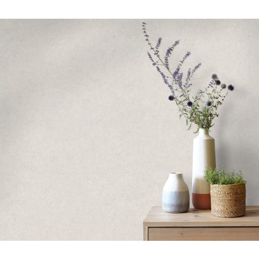 Enyhén texturált kifinomult egyszínű minta krémszín tónus tapéta