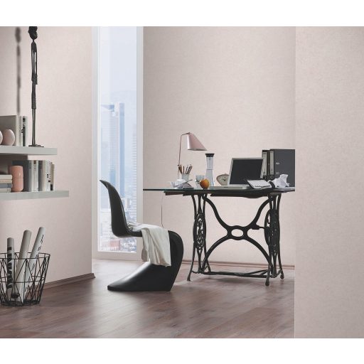 Ívesen karcolt texturált "egyszínű" grafikus minta krémszín tónus tapéta