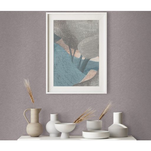 Ívesen karcolt texturált "egyszínű" grafikus minta szürkésbarna tónus tapéta