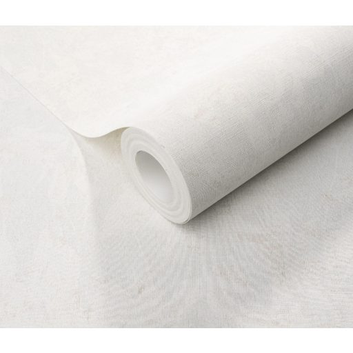 Árnyalt foltszerűen ábrázolt grafikus levélmintázat fehér/törtfehér tónus tapéta