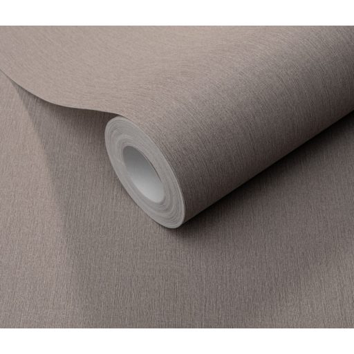 Finom vonalazású texturált egyszínű minta barna/szürkésbarna tónus finom mintafény tapéta