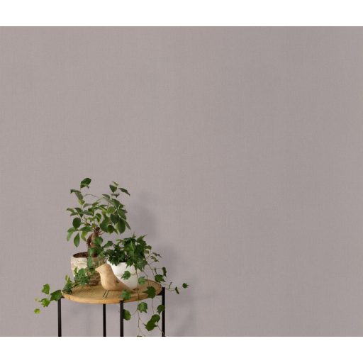 Finom vonalazású texturált egyszínű minta barna/szürkésbarna tónus finom mintafény tapéta